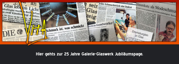 Galerie-Glaswerk 25 Jahre Glaskunst aus Deutschland